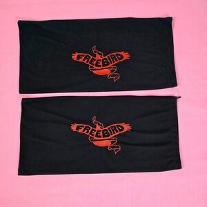 Freebird by Steven Boot Dust‎ Bags Set of 2 Black Red Logo Storage Bags 24x12